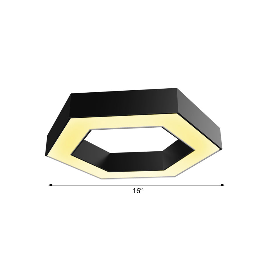 Adriana Simplicity Meets Energy Efficiency: The Honeycomb Flush Mount LED Light