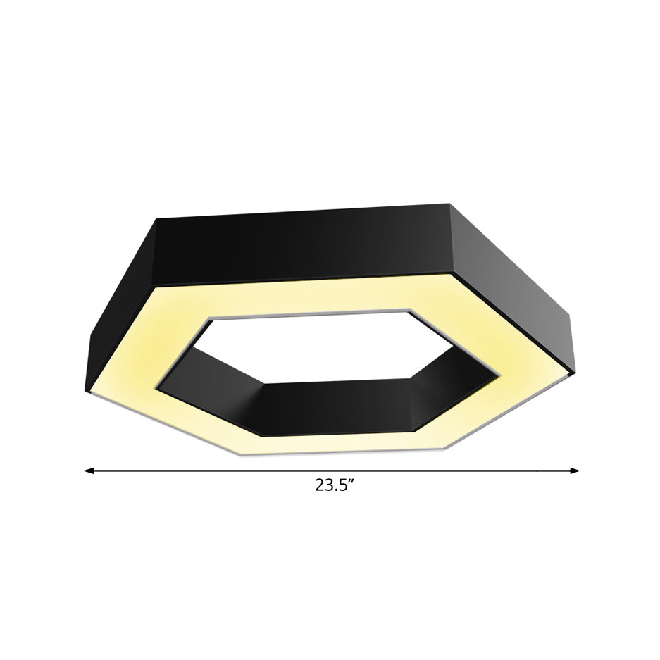 Adriana Simplicity Meets Energy Efficiency: The Honeycomb Flush Mount LED Light