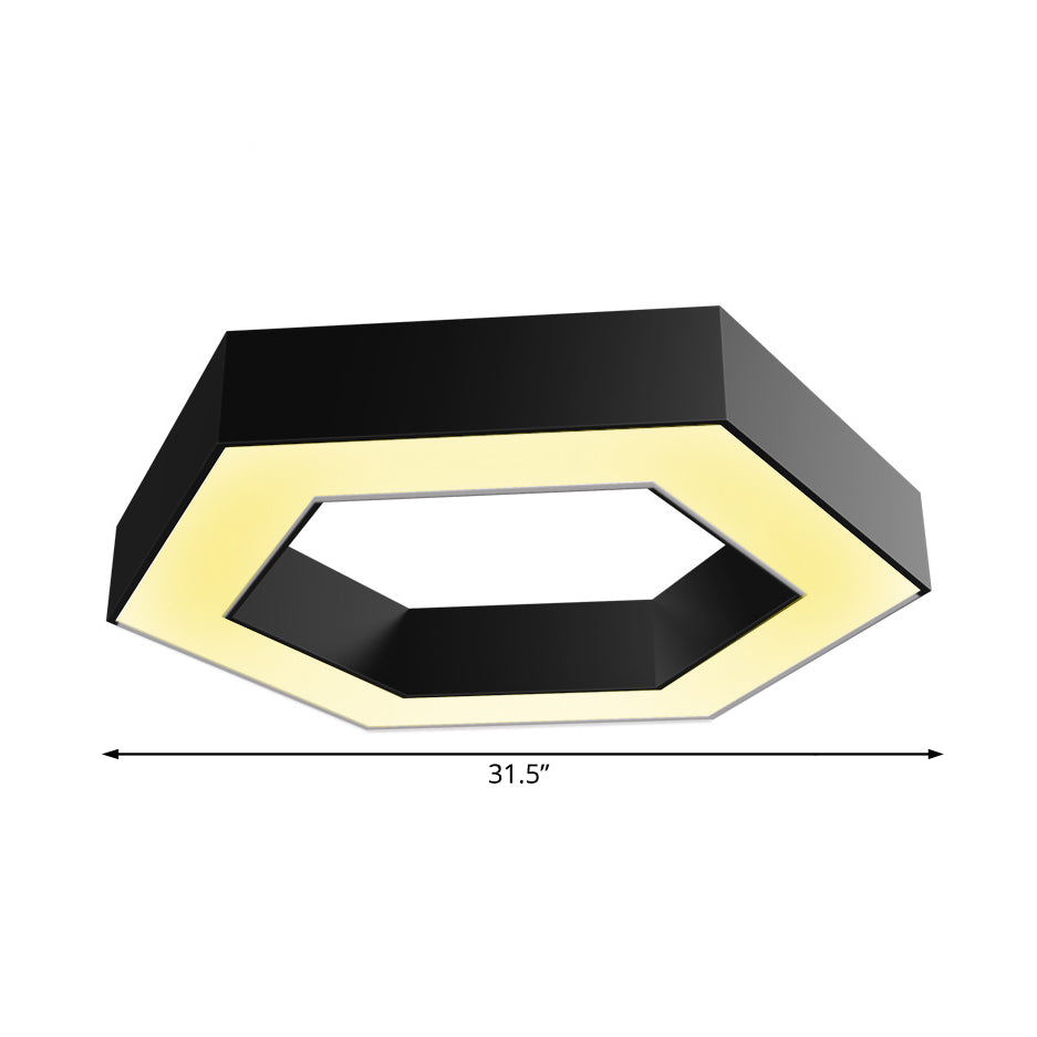 Adriana Simplicity Meets Energy Efficiency: The Honeycomb Flush Mount LED Light