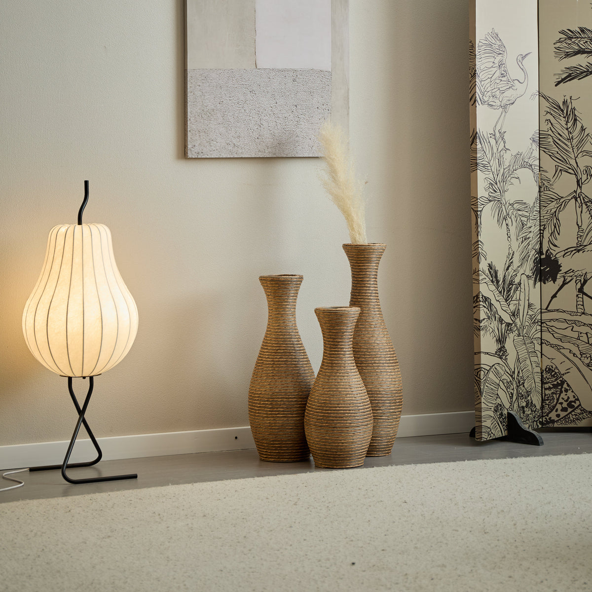 Elegant 3-Piece Vase Set