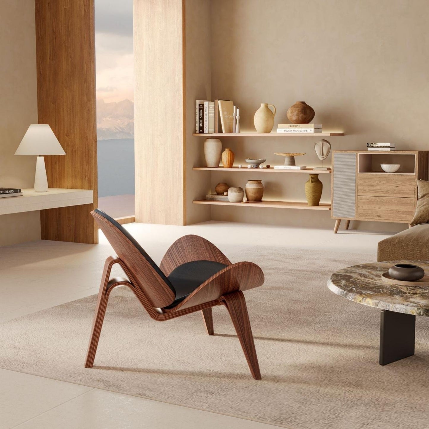 Vegan Leather Vigore Lounge Chair