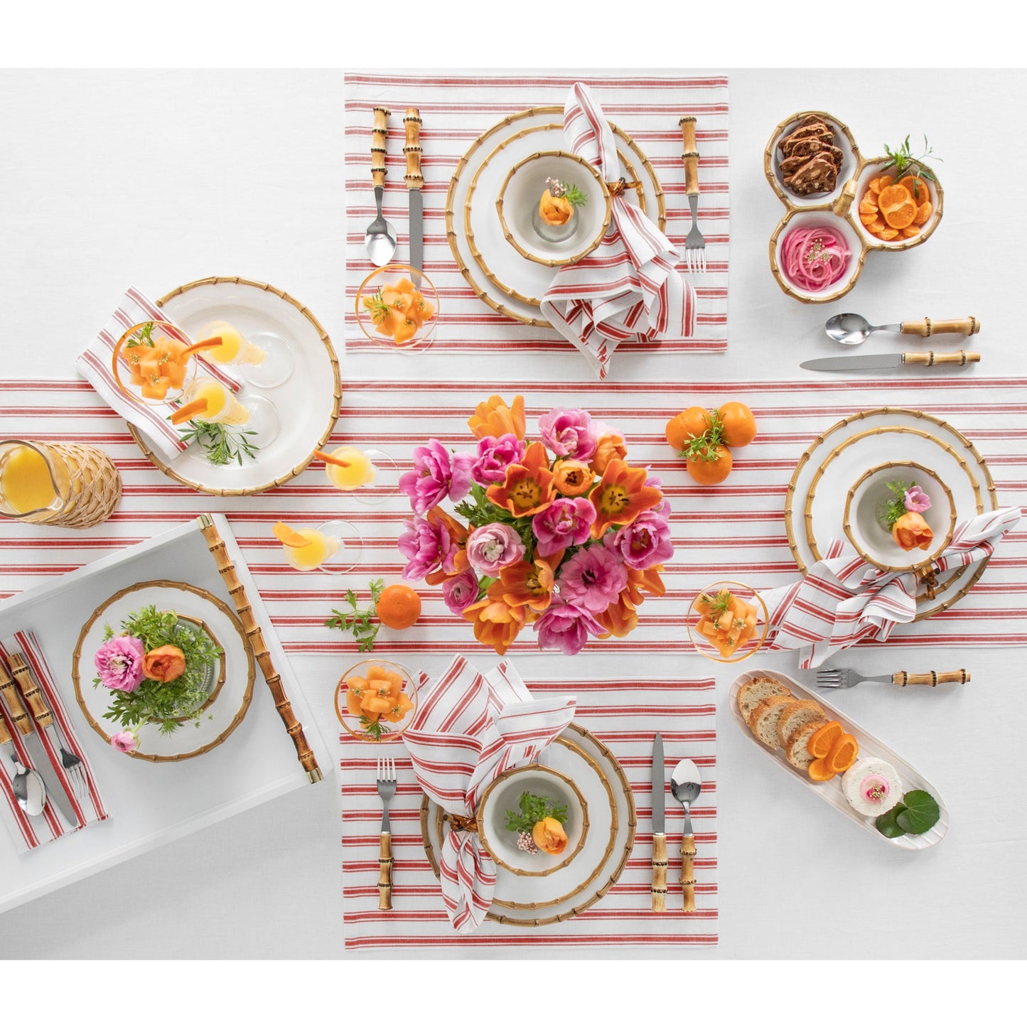 Capri Ticking Stripe Napkins