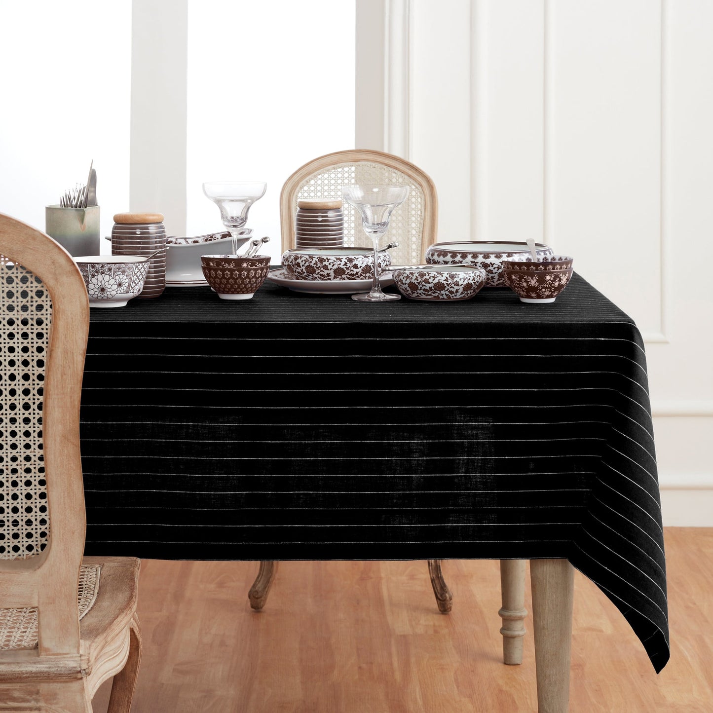 Pinstripe Tablecloth