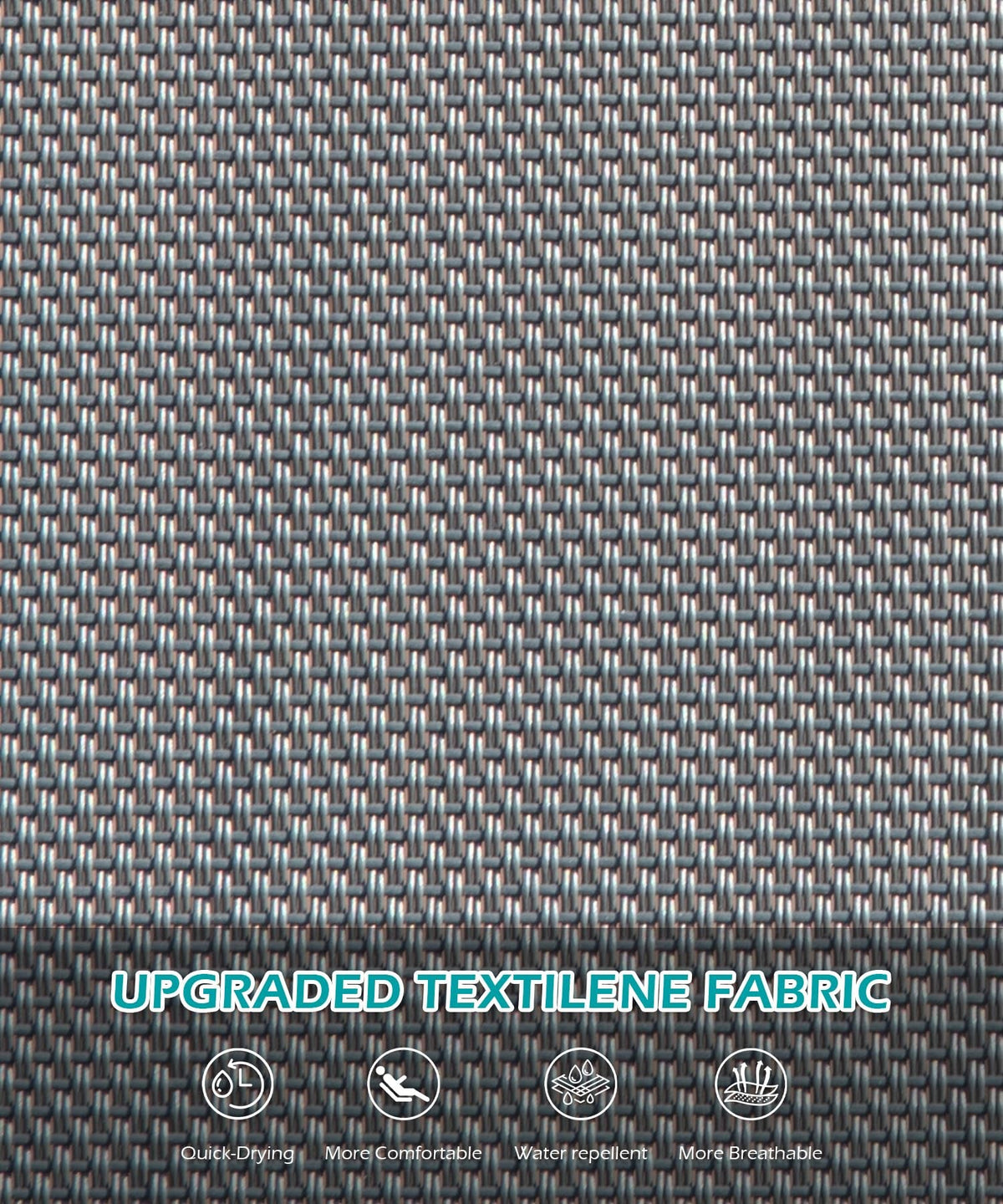 HDPE Outdoor Lounge Chair with Wheels