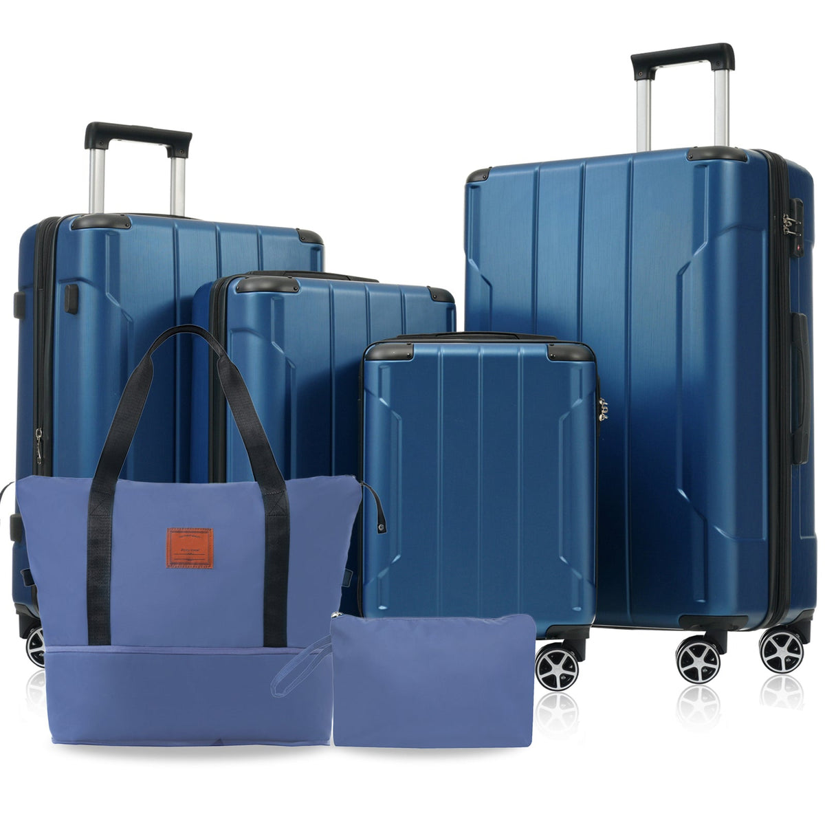 Hardshell Luggage Sets 6 Piece Suitcase Set