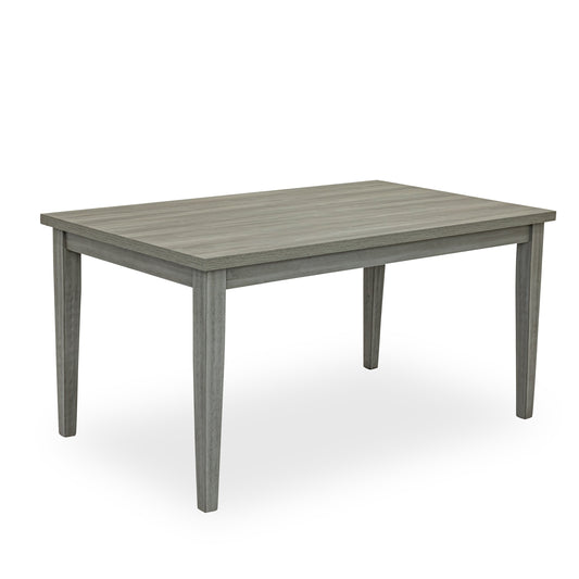 1pc Gray Color Rectangular Shape Table Dining Room Wooden Furniture