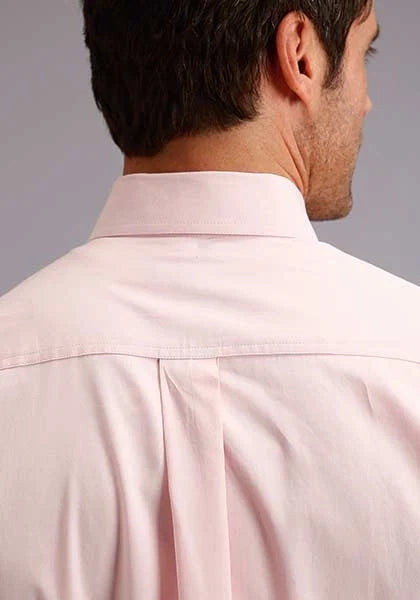 Stetson 5661 End On End (Pink) - Men's Western Shirt