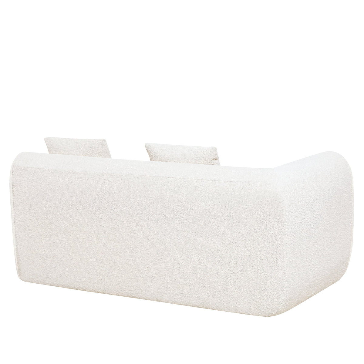110" Modern Curved L-Shaped Modular Sectional Sofa