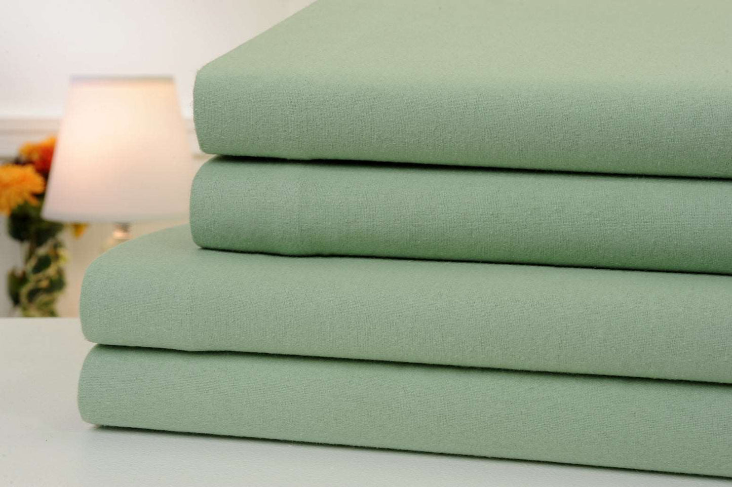 Bibb Home Solid Cotton 4 Piece Sheet Set