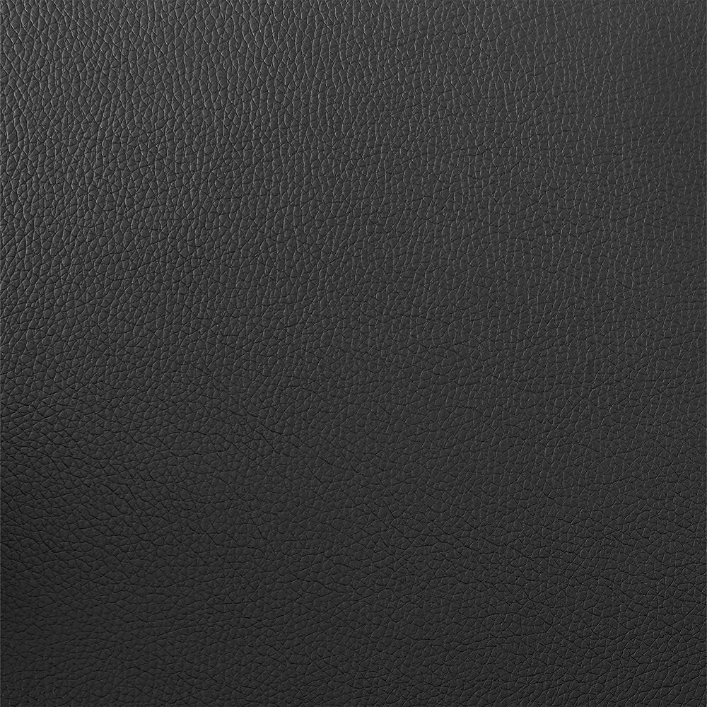 Cassie Dining Chair Black Faux Leather Walnut Wood