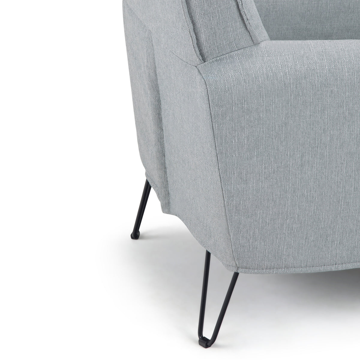 Warren Accent Chair with Hairpin Legs