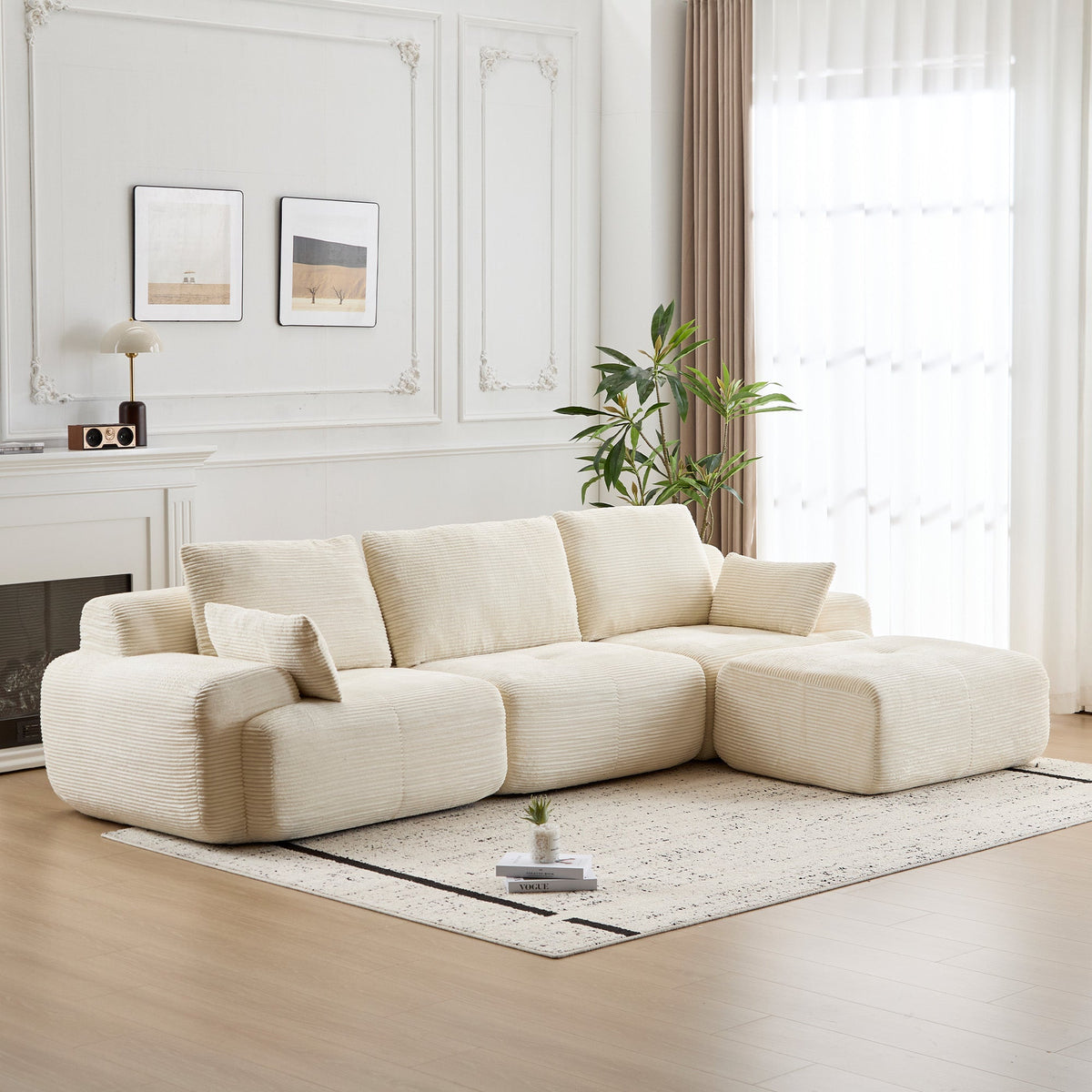 Modern Memory Foam Compressed Sofa