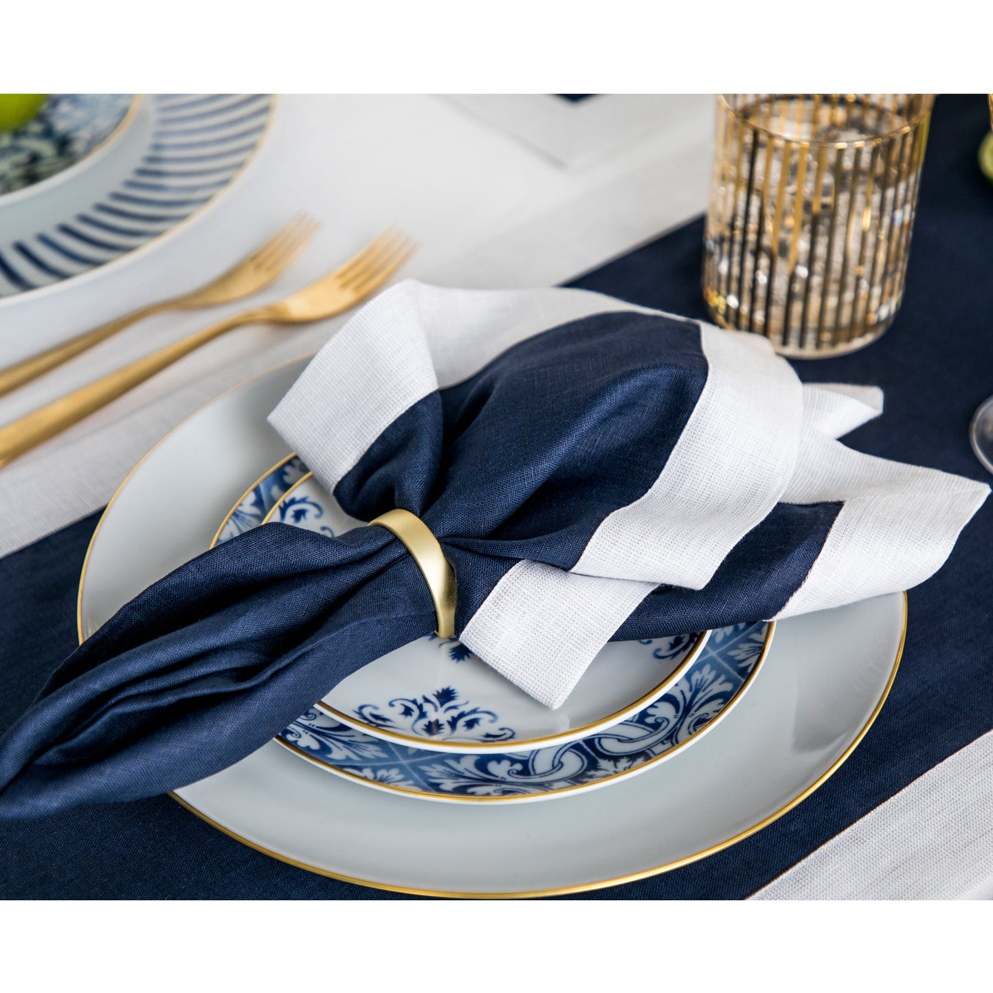 Festive Edge Napkins, Set of 4