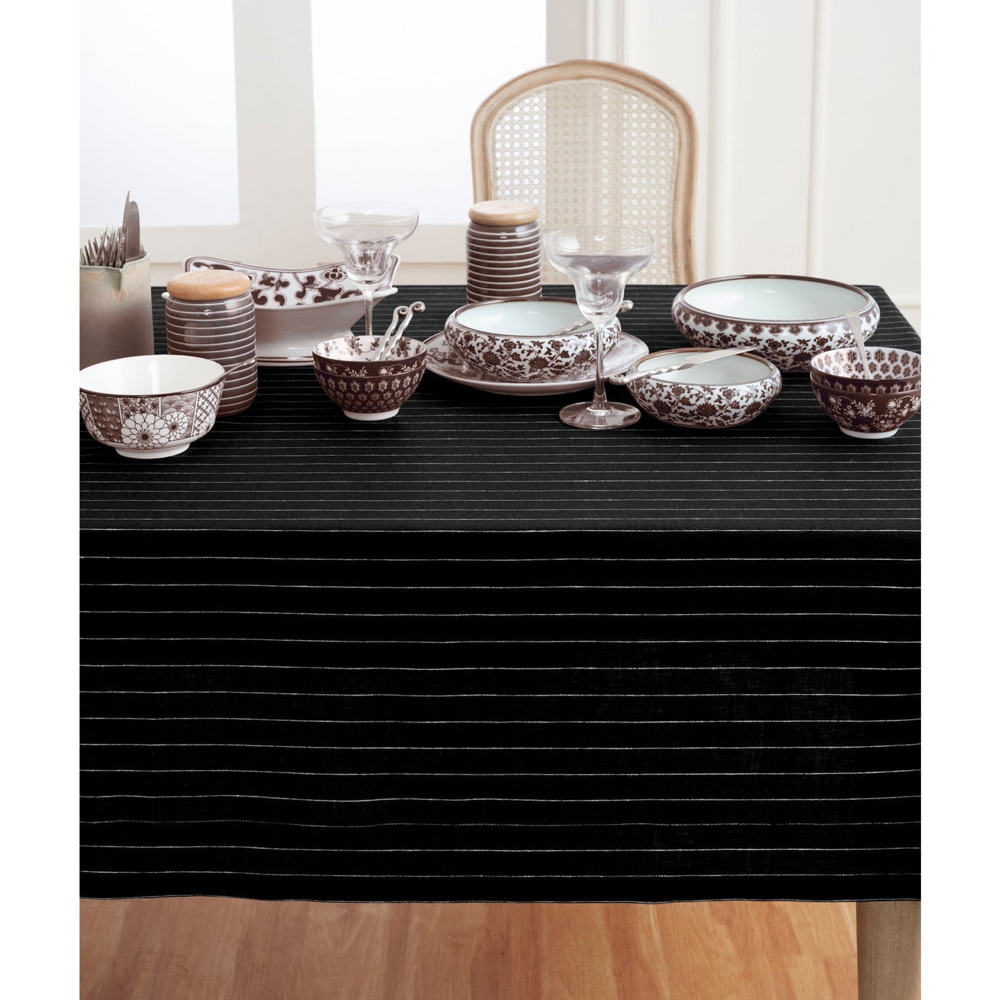 Pinstripe Tablecloth