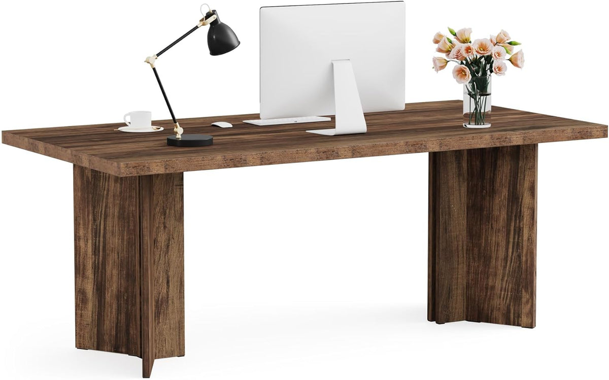 63" Farmhouse Executive Desk