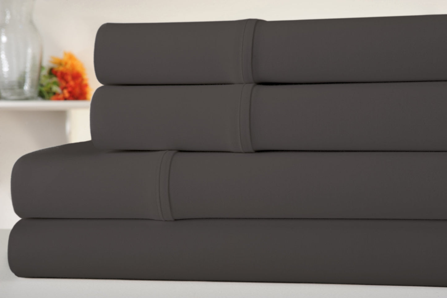 Kathy Ireland 300 Thread Count Sateen Cotton Sheet Set