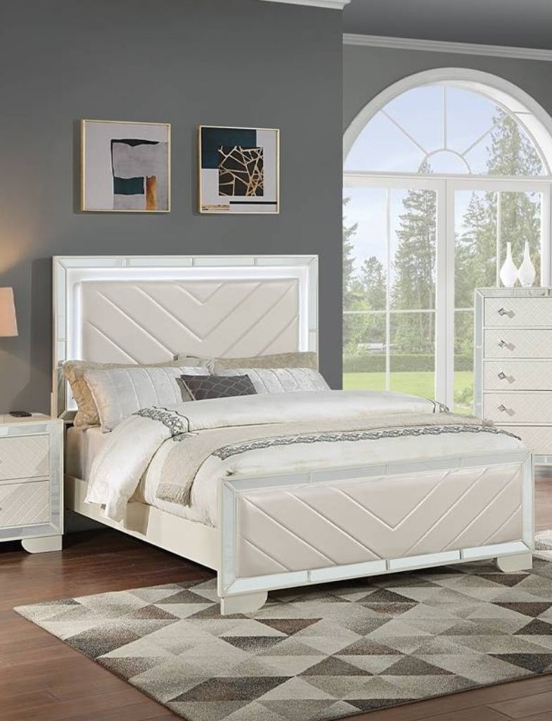 Majestic King Size Bed with Nightstands - 3pc Set