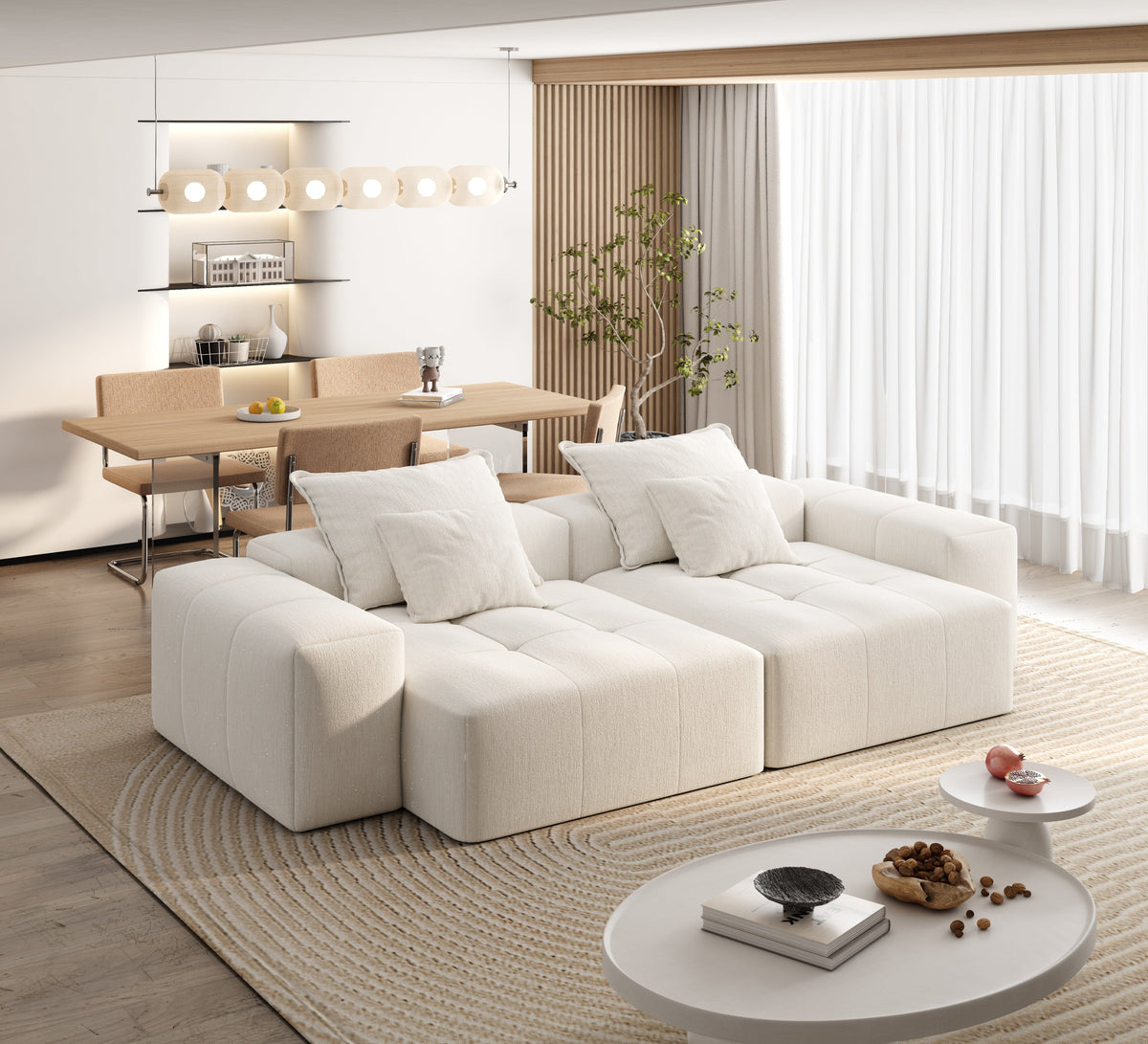 Modern Oversized Modular Sectional Sofa