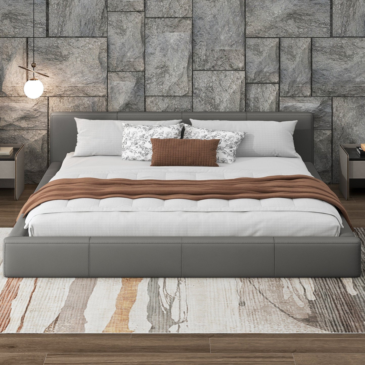 Stylish Upholstered Bed Frame
