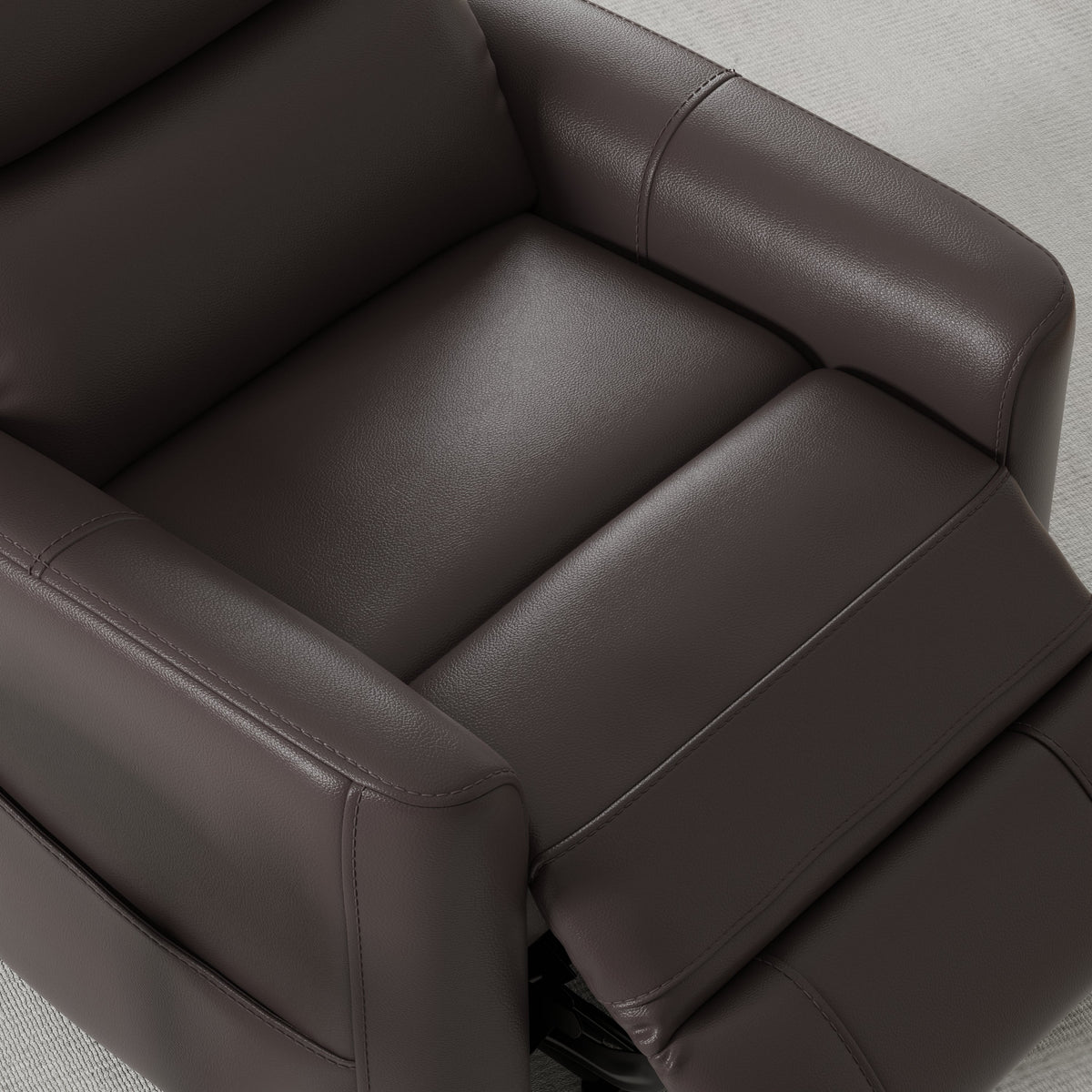Faux Leather Power Lift Chair in Bentley