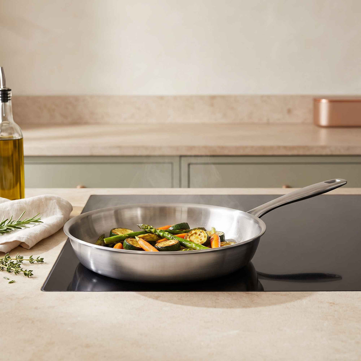 5-Ply Stainless Cookware Set, 7-Piece