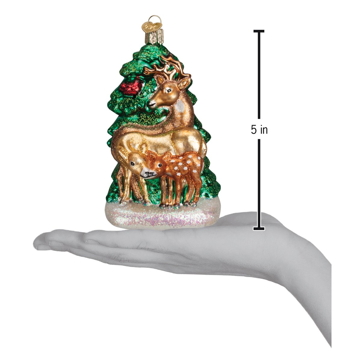 Deer Family Ornament