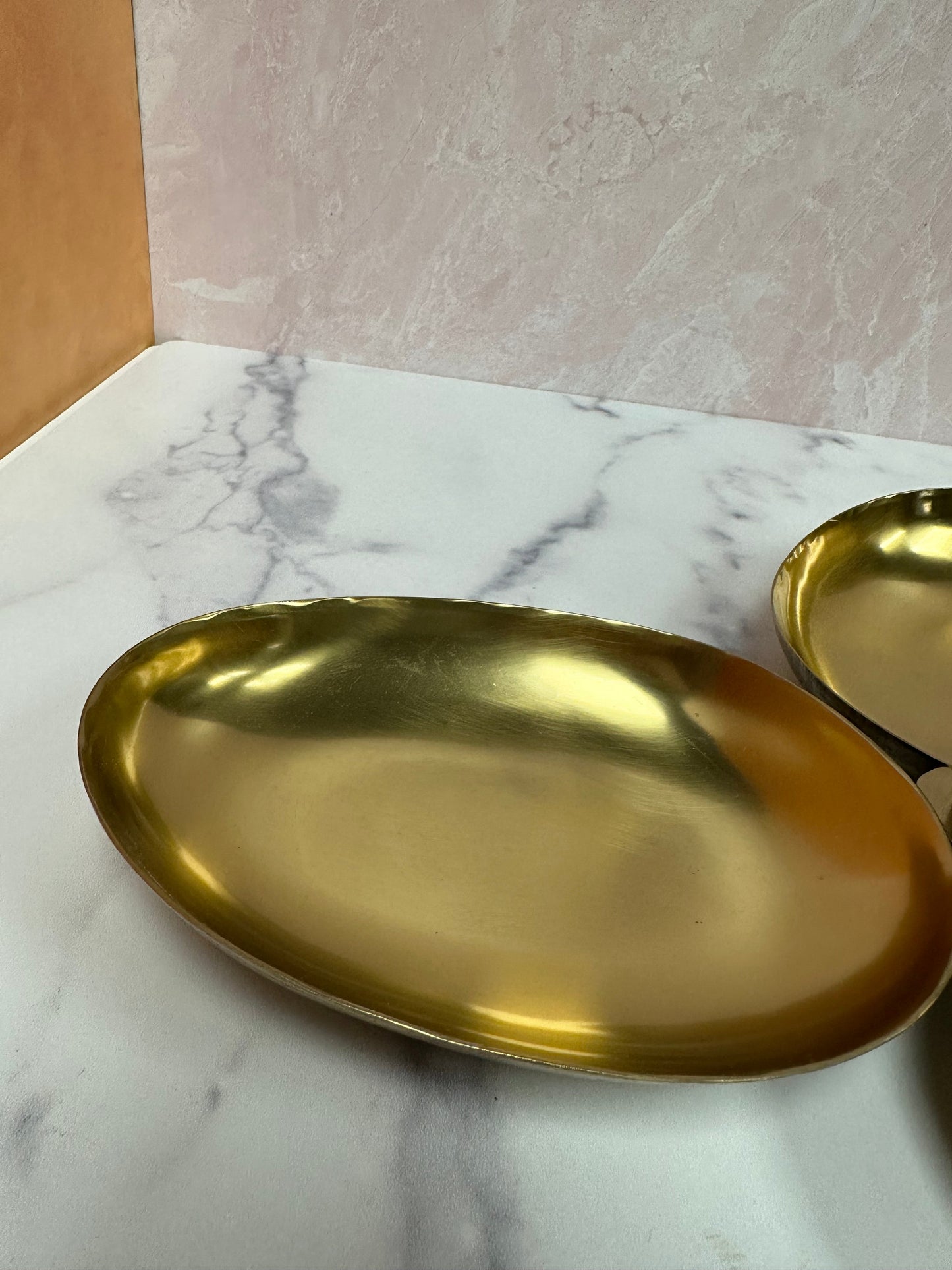3 Bowl Condiment Server - Vintage Bronze Durable Metal Serving Set