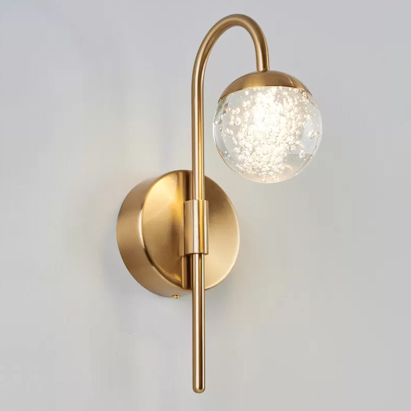 Isla Modern Crystal Orb: Light Up Your Walls in Style