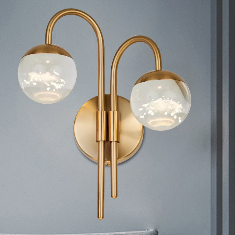 Isla Modern Crystal Orb: Light Up Your Walls in Style