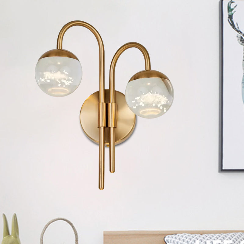 Isla Modern Crystal Orb: Light Up Your Walls in Style