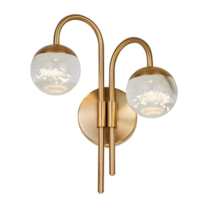 Isla Modern Crystal Orb: Light Up Your Walls in Style
