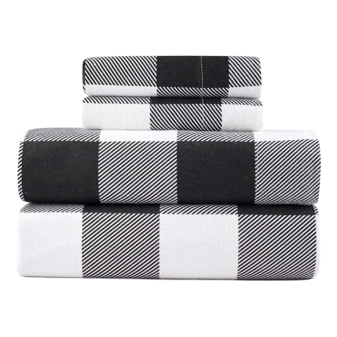 Kathy Ireland 100% Turkish Cotton Flannel Sheet Set