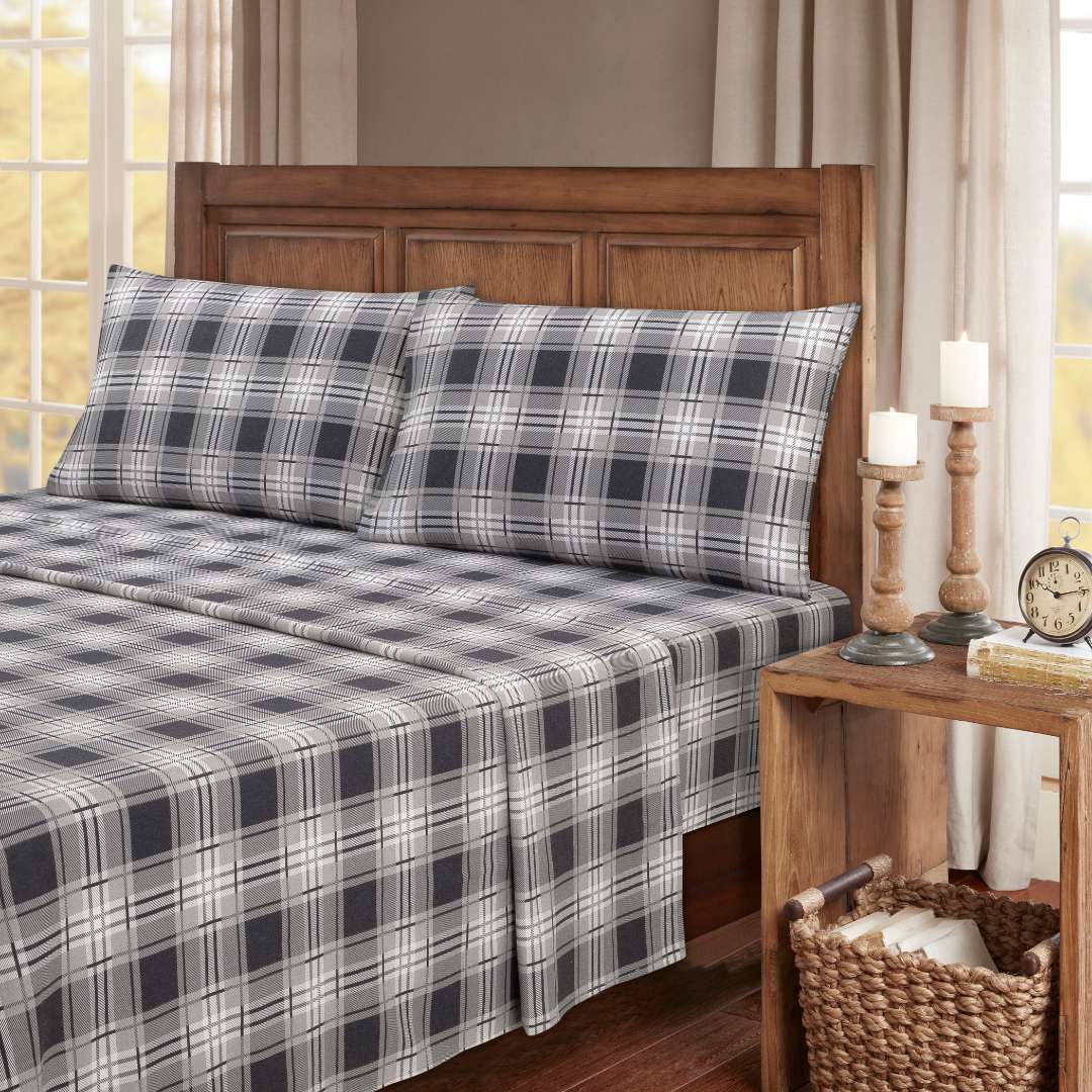 Kathy Ireland 100% Turkish Cotton Flannel Sheet Set