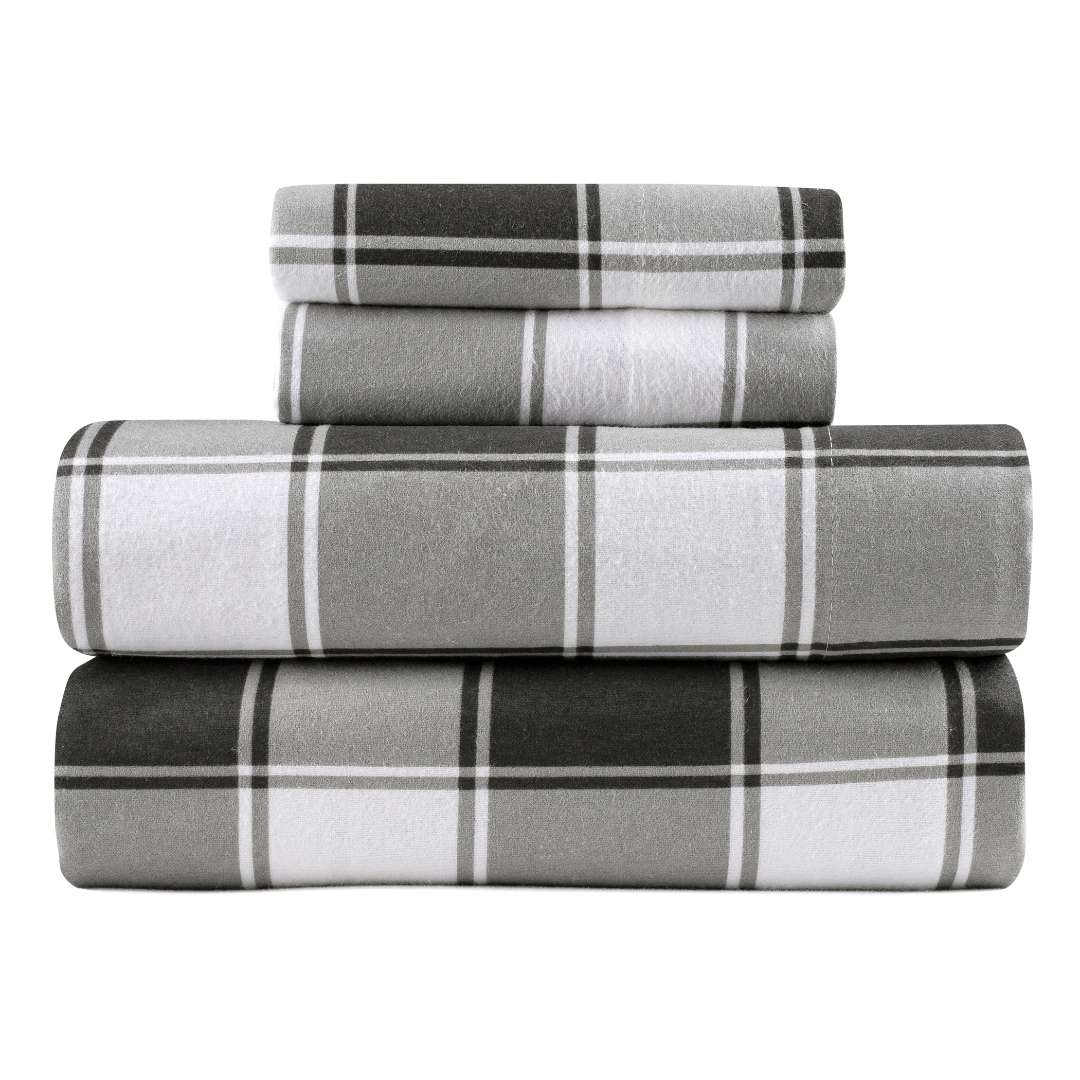 Kathy Ireland 100% Turkish Cotton Flannel Sheet Set