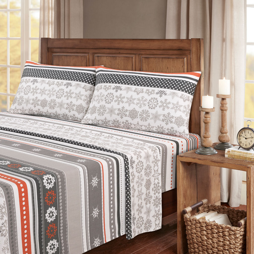 Kathy Ireland 100% Turkish Cotton Flannel Sheet Set