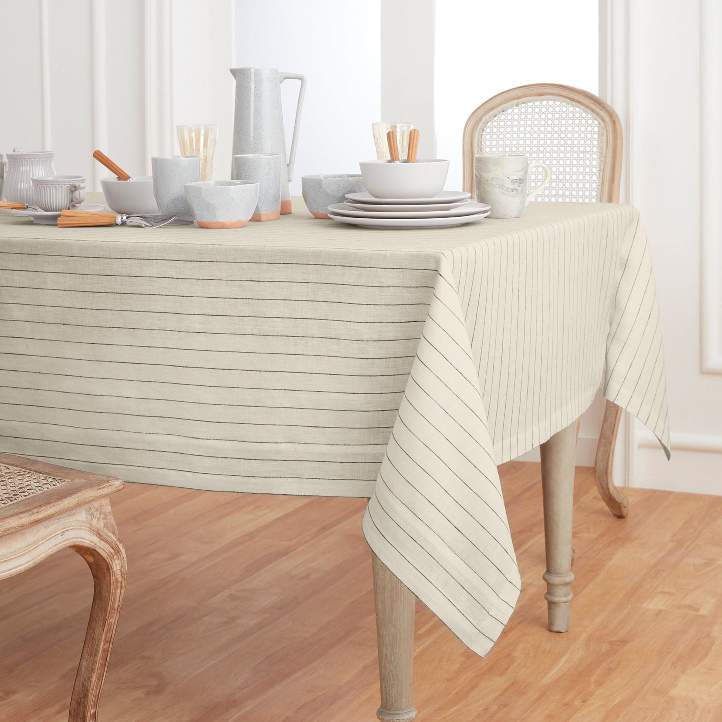 Pinstripe Tablecloth