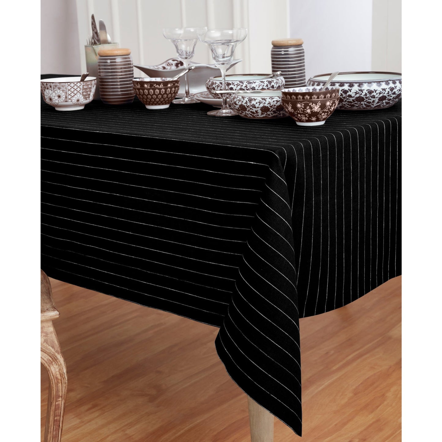 Pinstripe Tablecloth