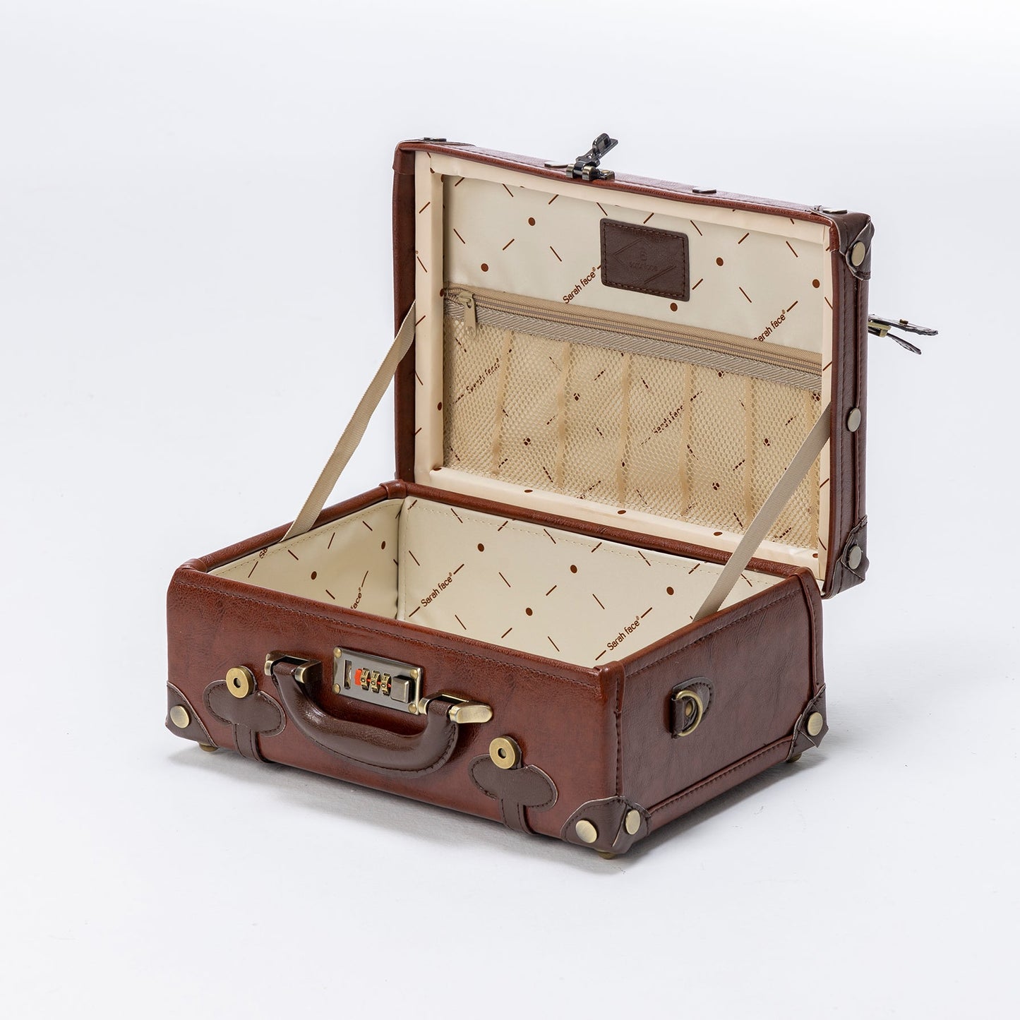 SarahFace Briefcase - Caramel Brown's