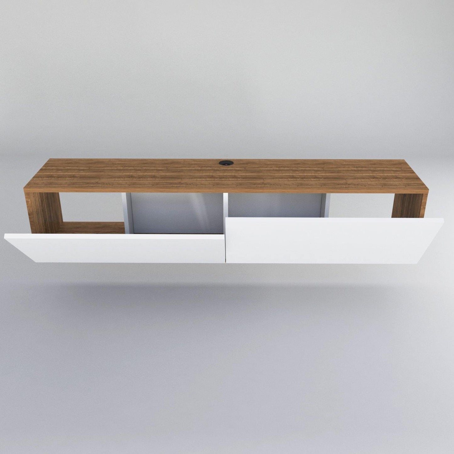 Poling 63" Wide Floating TV Stand and Media Console for TVs up to 70"