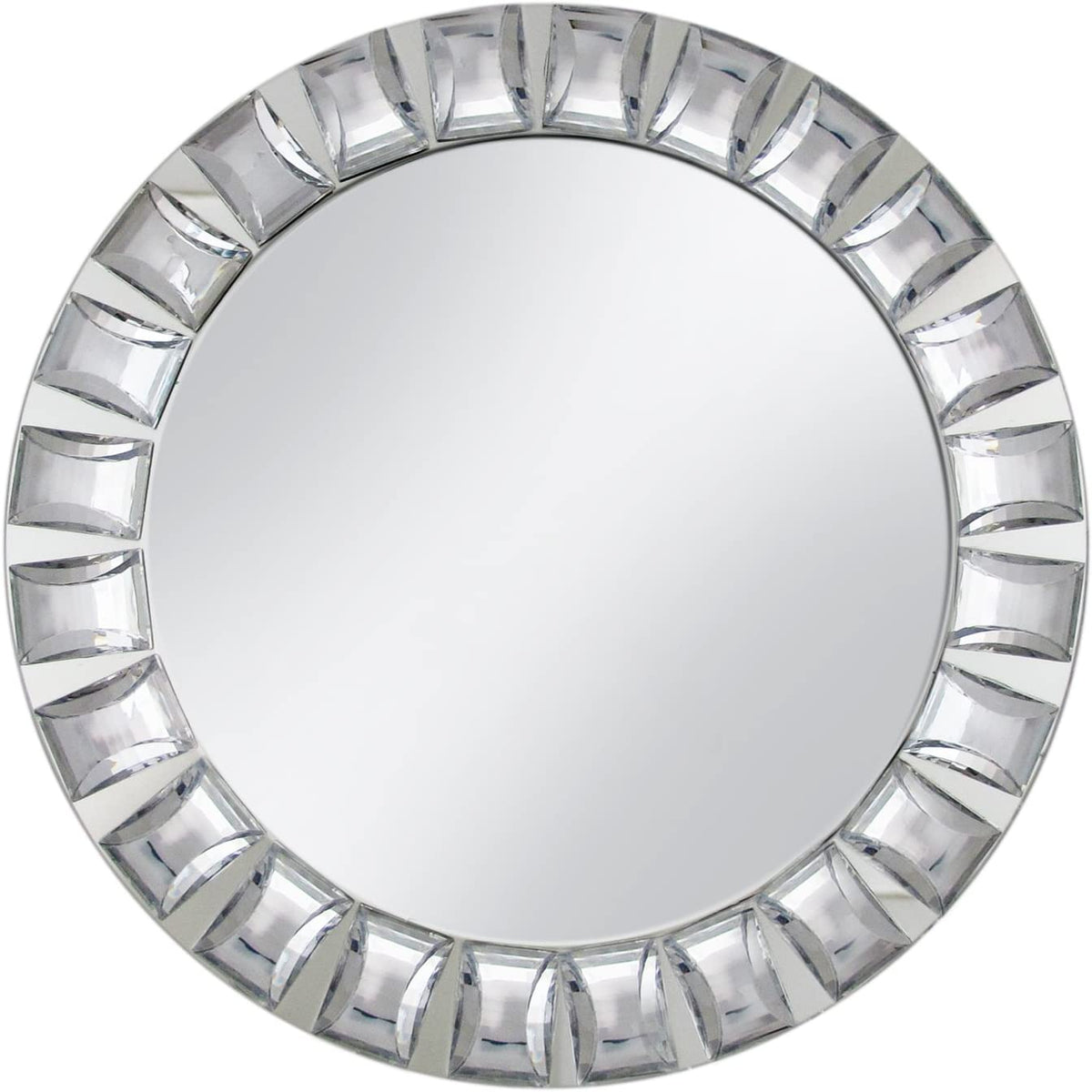 Mirror Charger Plates 4-Piece Set 13"D with Big Beads