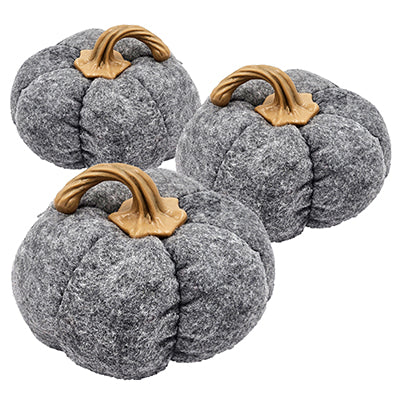 Set of 3 Fabric Pumpkins