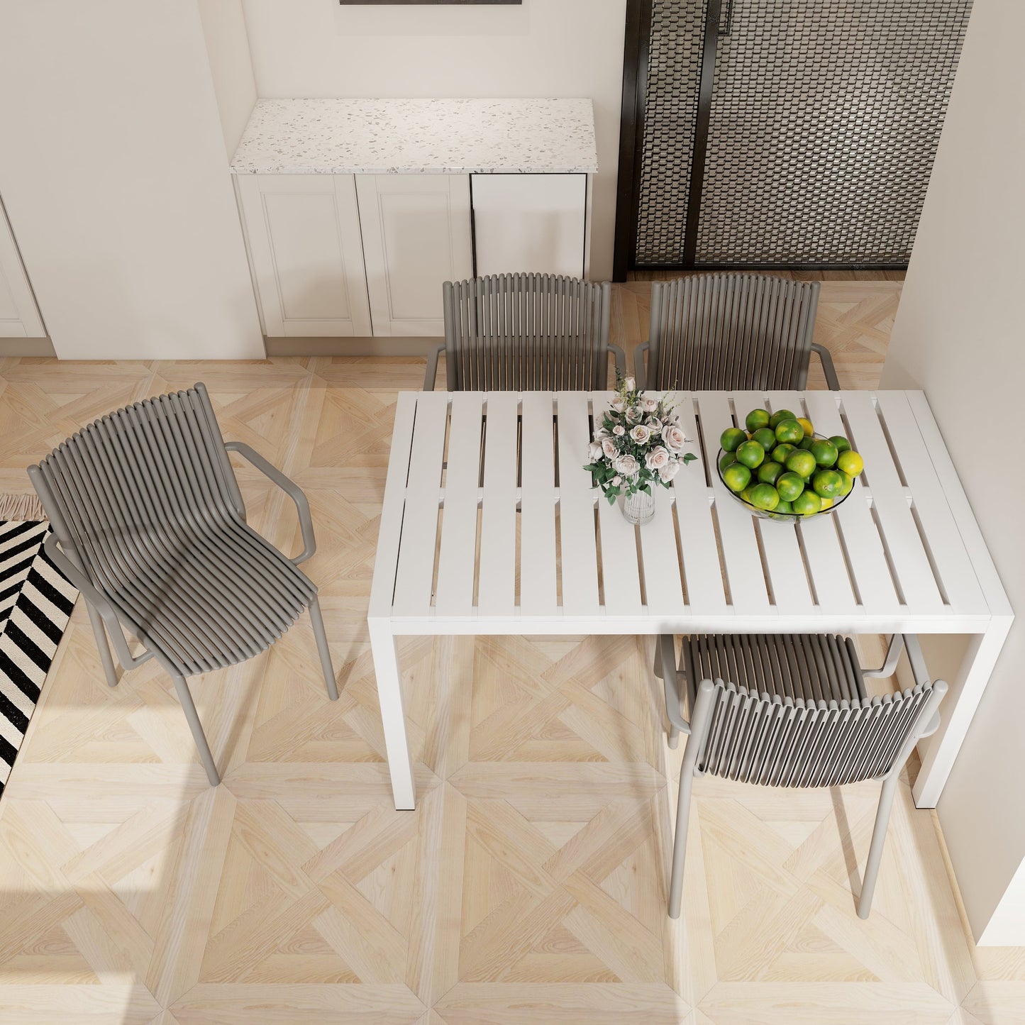 Summer 4-Piece Warm Patio Furniture Set