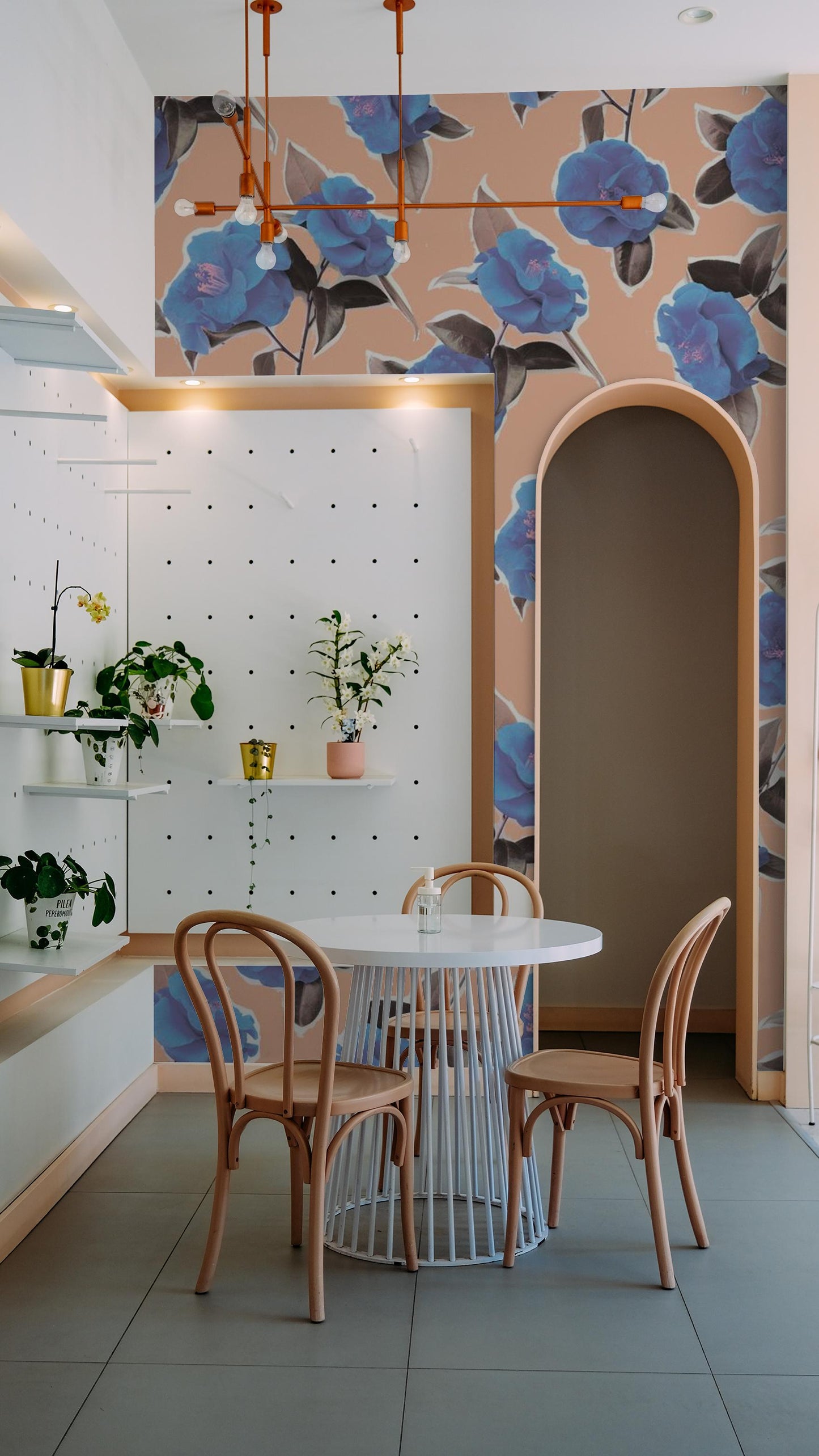 Camellia Wallpaper, cotton candy