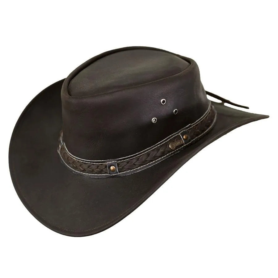 Outback Wagga Wagga - Leather Outdoorsman Hat (closeout)
