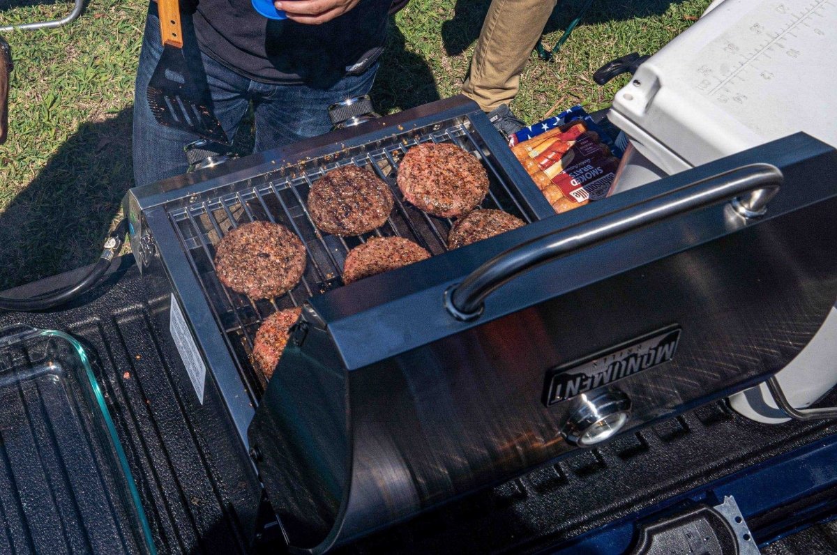 Stainless Tabletop Propane Gas Grill | 13742