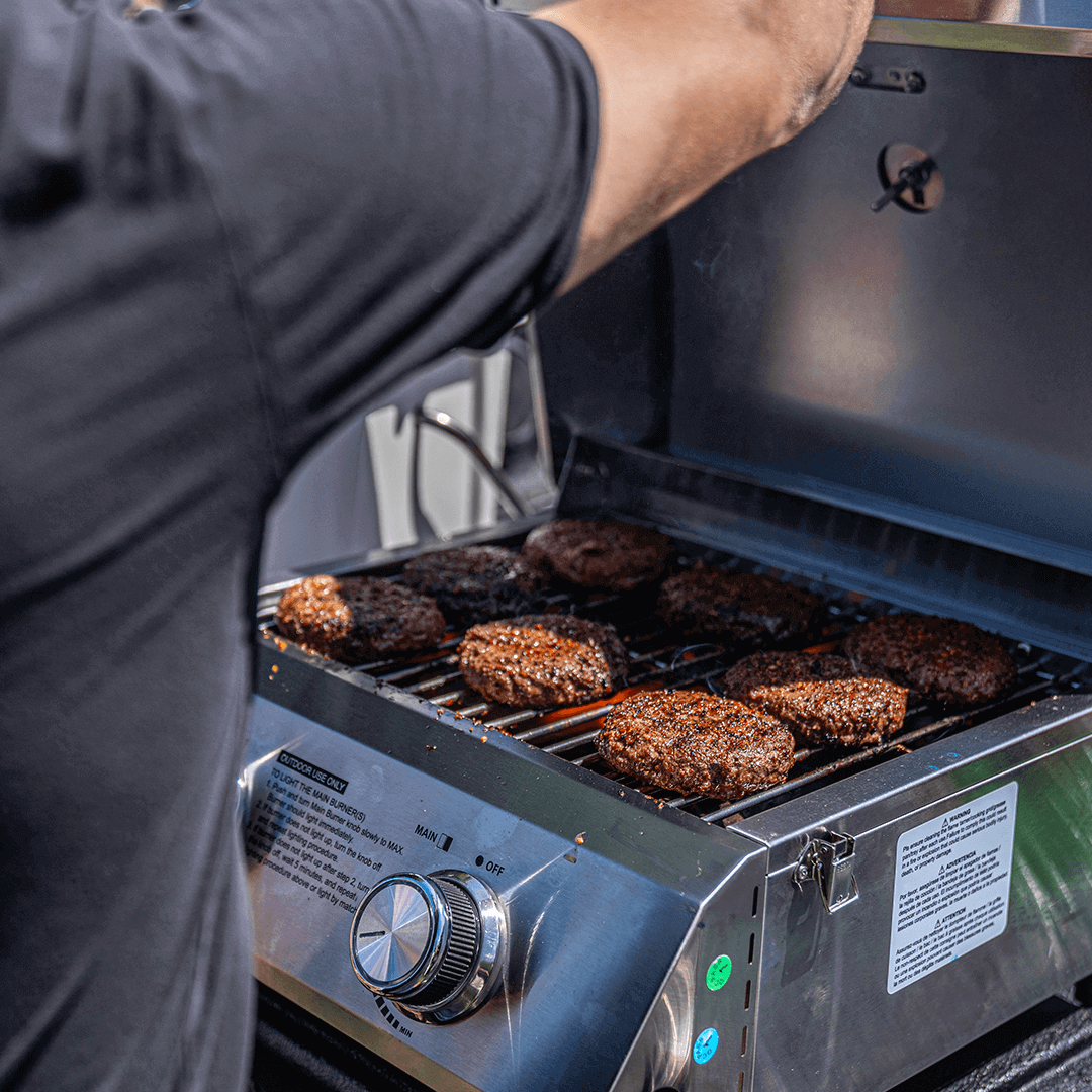 Stainless Tabletop Propane Gas Grill | 13742