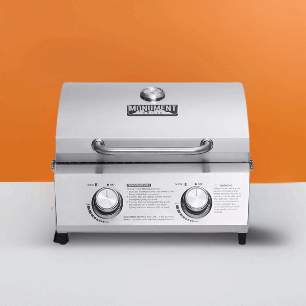 Stainless Tabletop Propane Gas Grill | 13742