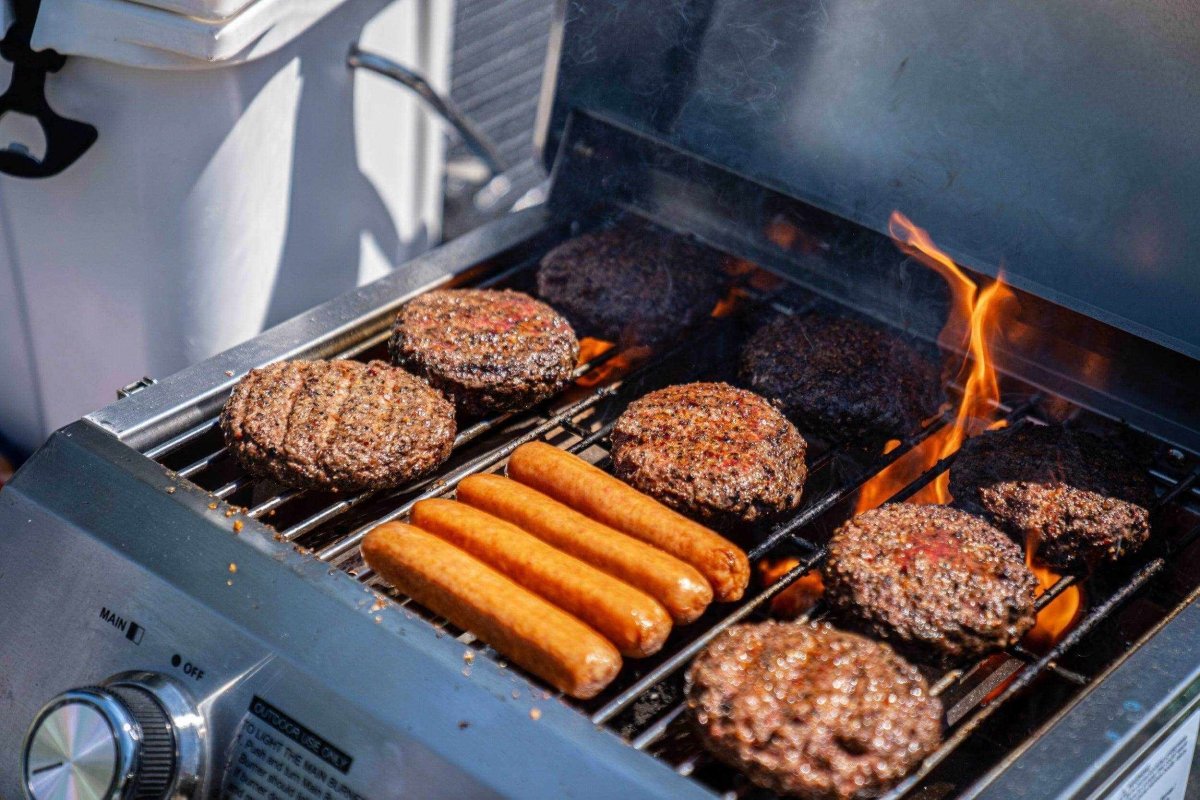 Stainless Tabletop Propane Gas Grill | 13742