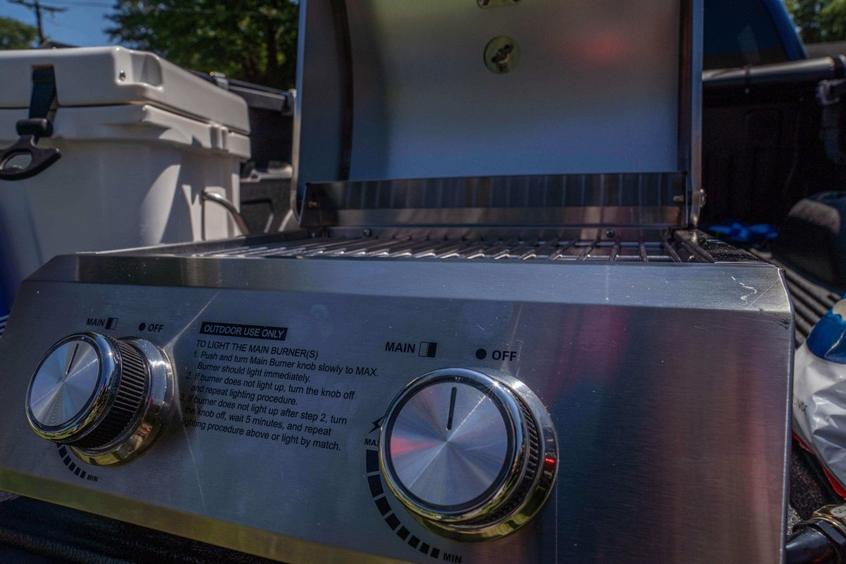 Stainless Tabletop Propane Gas Grill | 13742