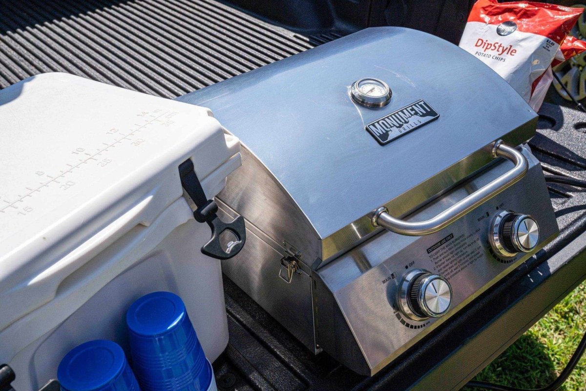 Stainless Tabletop Propane Gas Grill | 13742